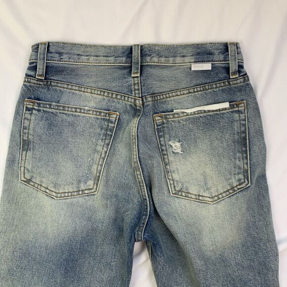 New BOYISH Billy High Waist Distressed Jeans Some Like it Hot Size 25 Button Fly - Picture 8 of 8